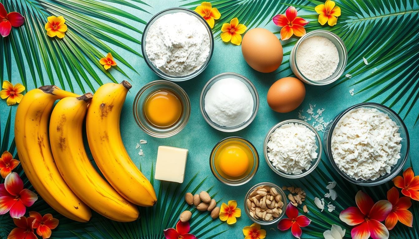 Hawaiian Banana Bread Ingredients