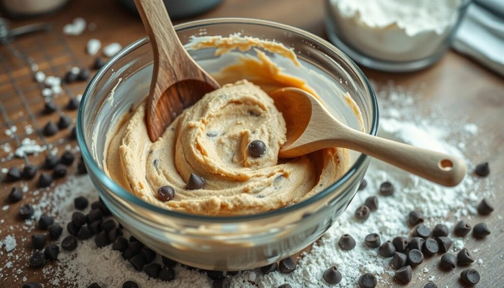 cookie dough preparation