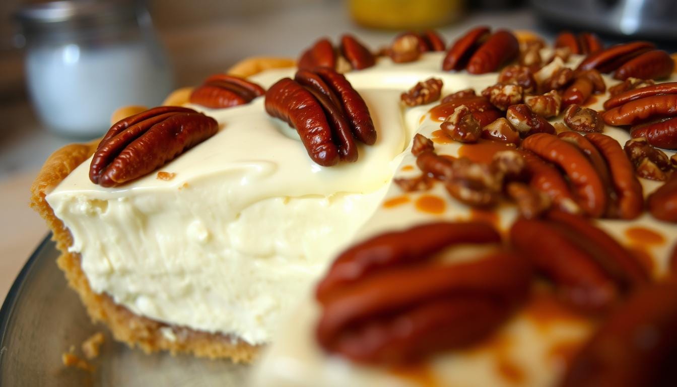 creamy pecan pie texture