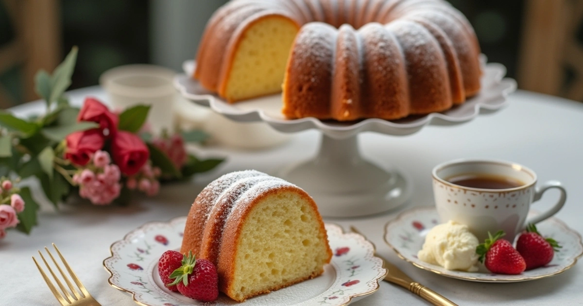 Elegantly served crack cake with coffee