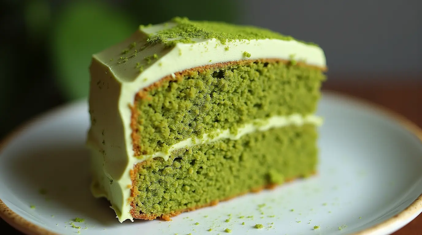 Elegant Matcha Cake