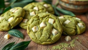 Matcha White Chocolate Cookies