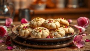 Rose Water Pistachio Cookies