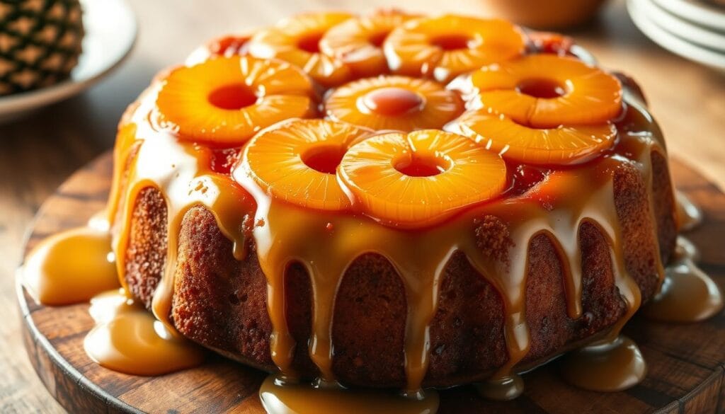 brown sugar glaze for pineapple upside down cake