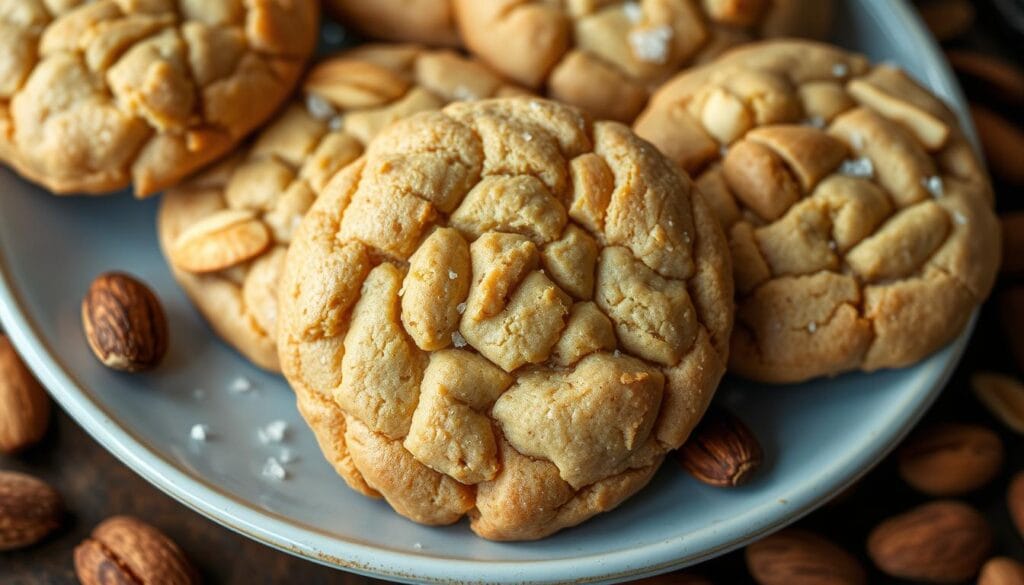 chewy almond butter cookies