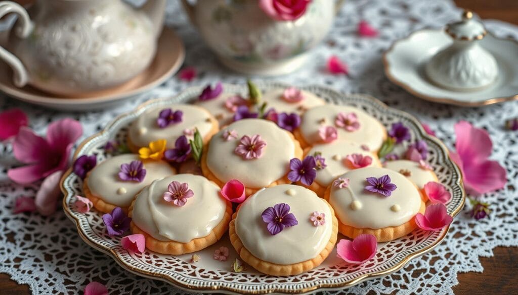 floral baked goods