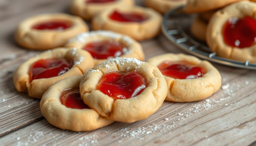 homemade thumbprint cookies