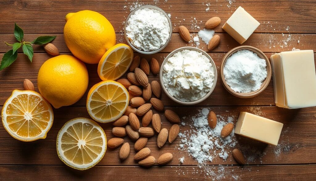 lemon almond cookie ingredients