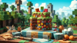 minecraft cake recipe