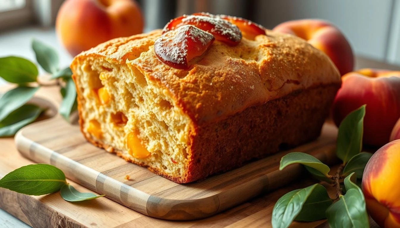 peach bread