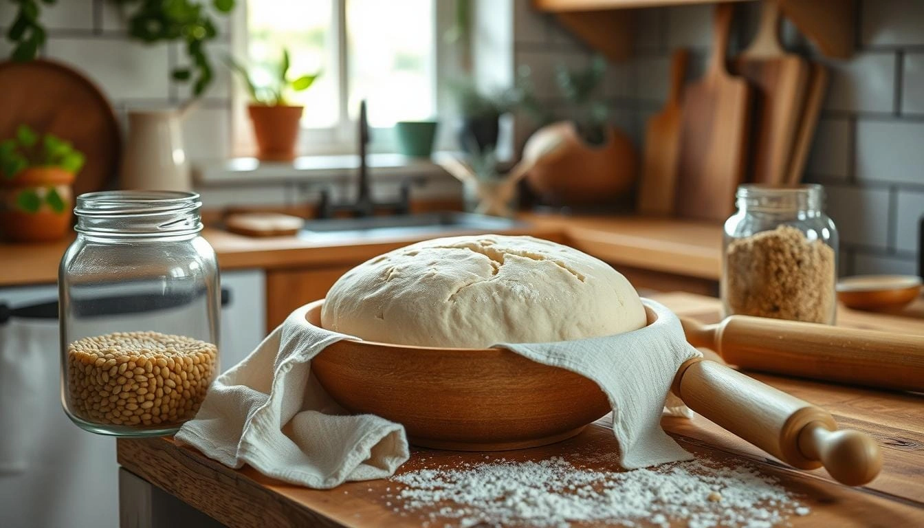 proofing einkorn dough