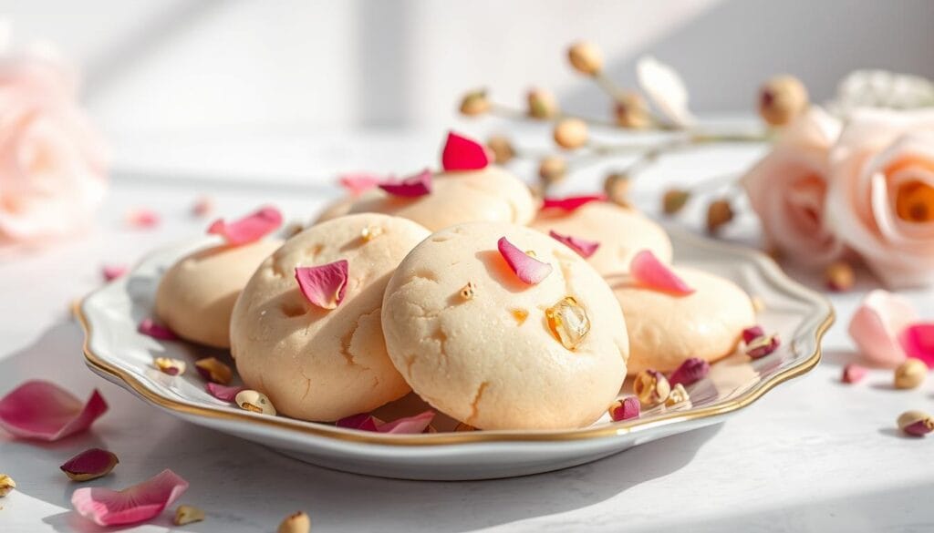 rosewater infused cookies