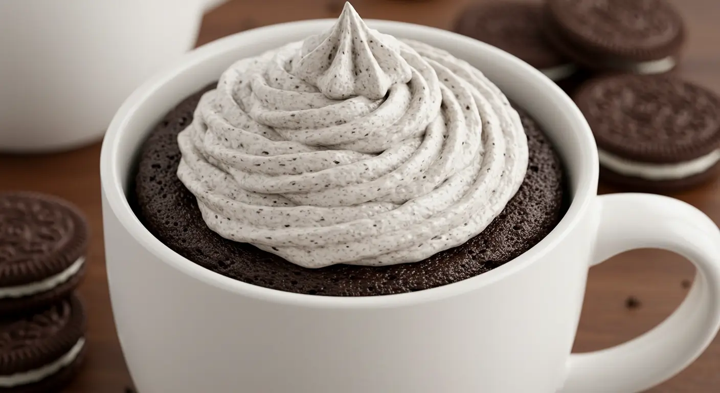 2 ingredient oreo mug cake