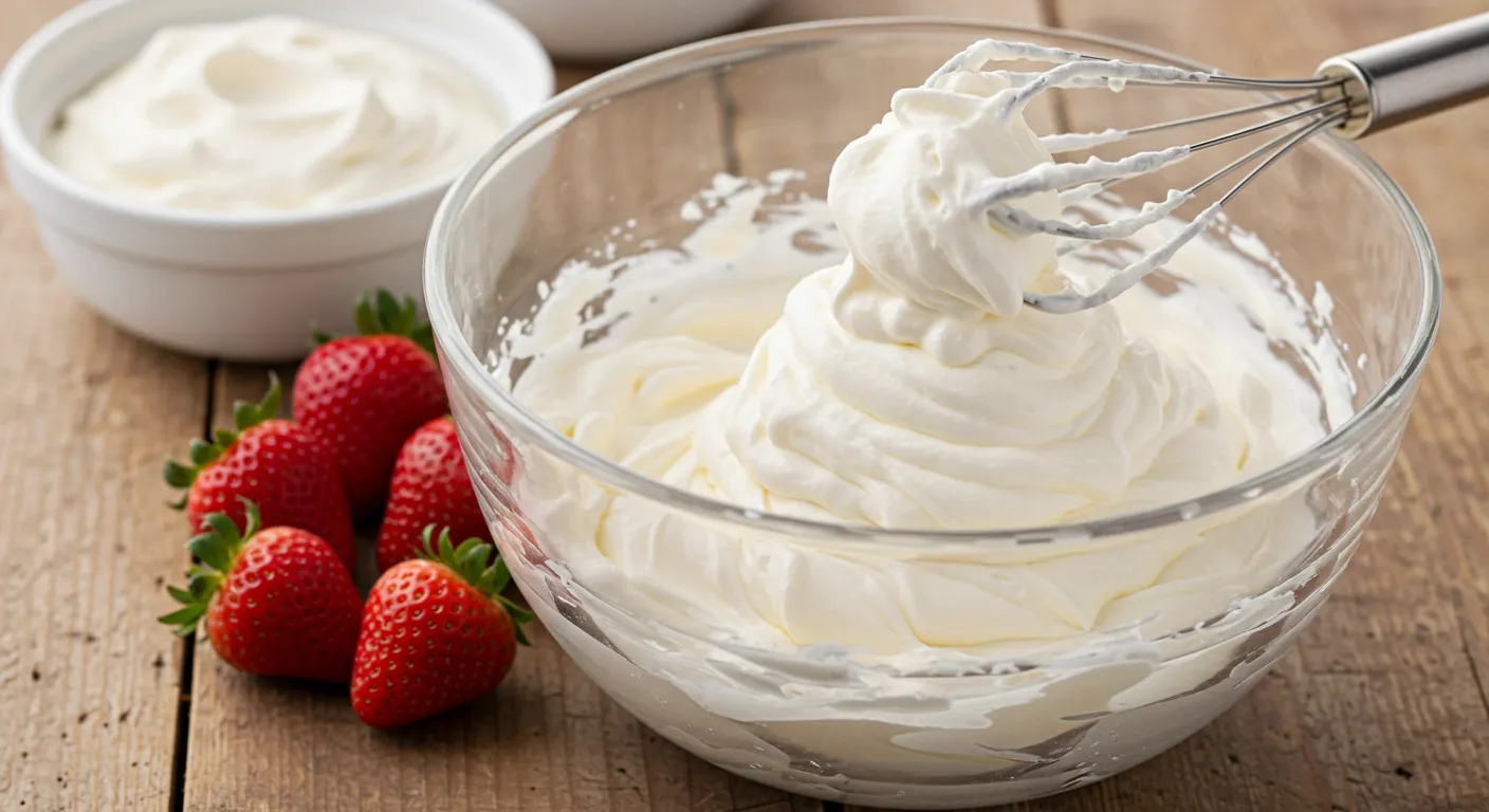 Chantilly Cream Frosting Preparation