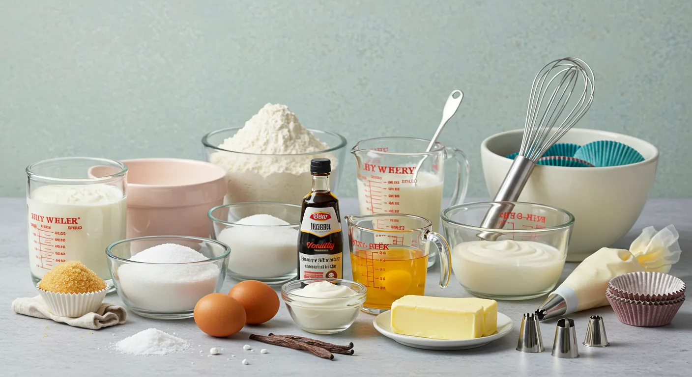 Chantilly Cupcakes Ingredients