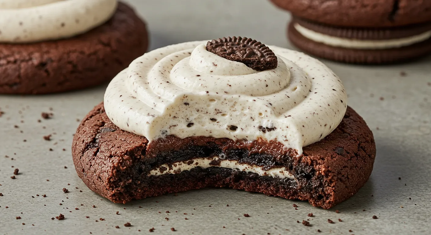 Crumbl Chocolate Oreo Cookie