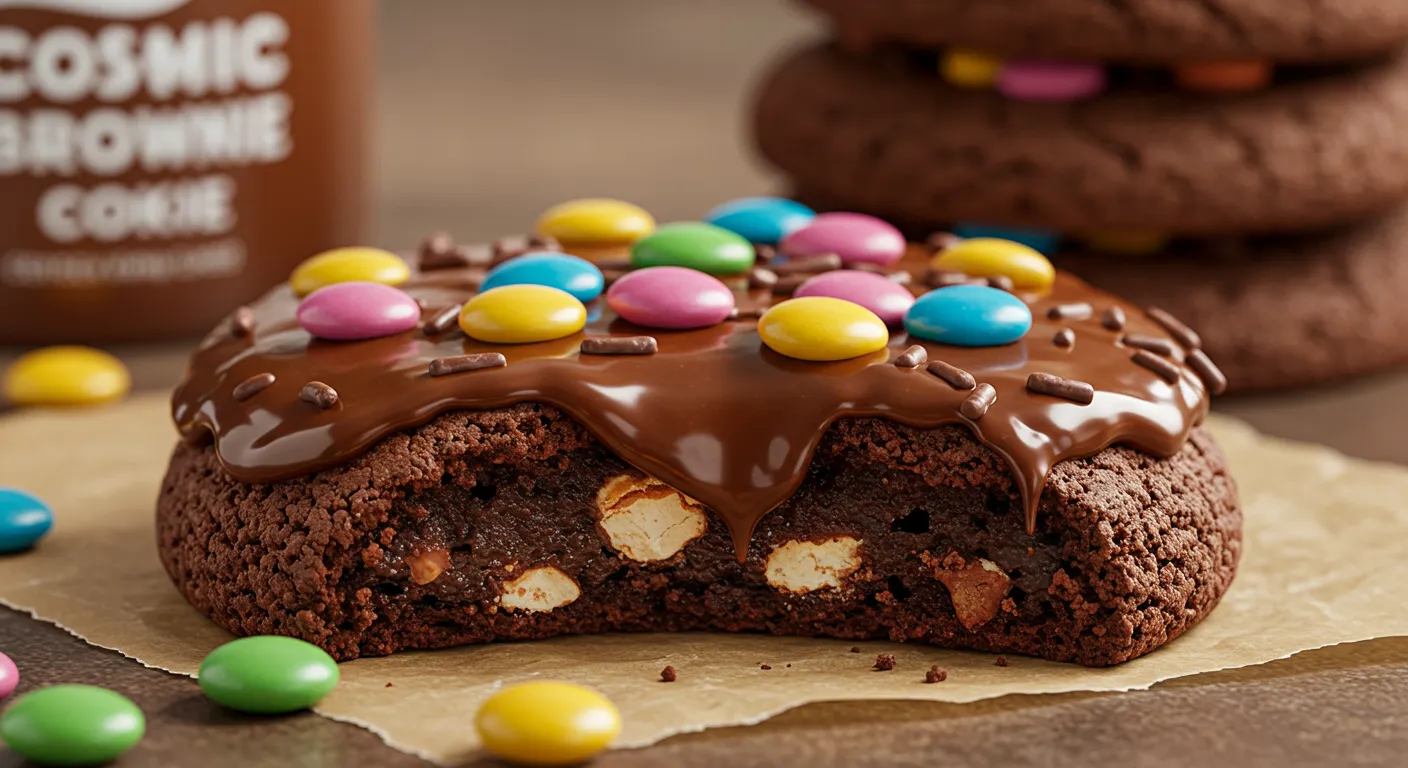 Crumbl Cosmic Brownie Cookie