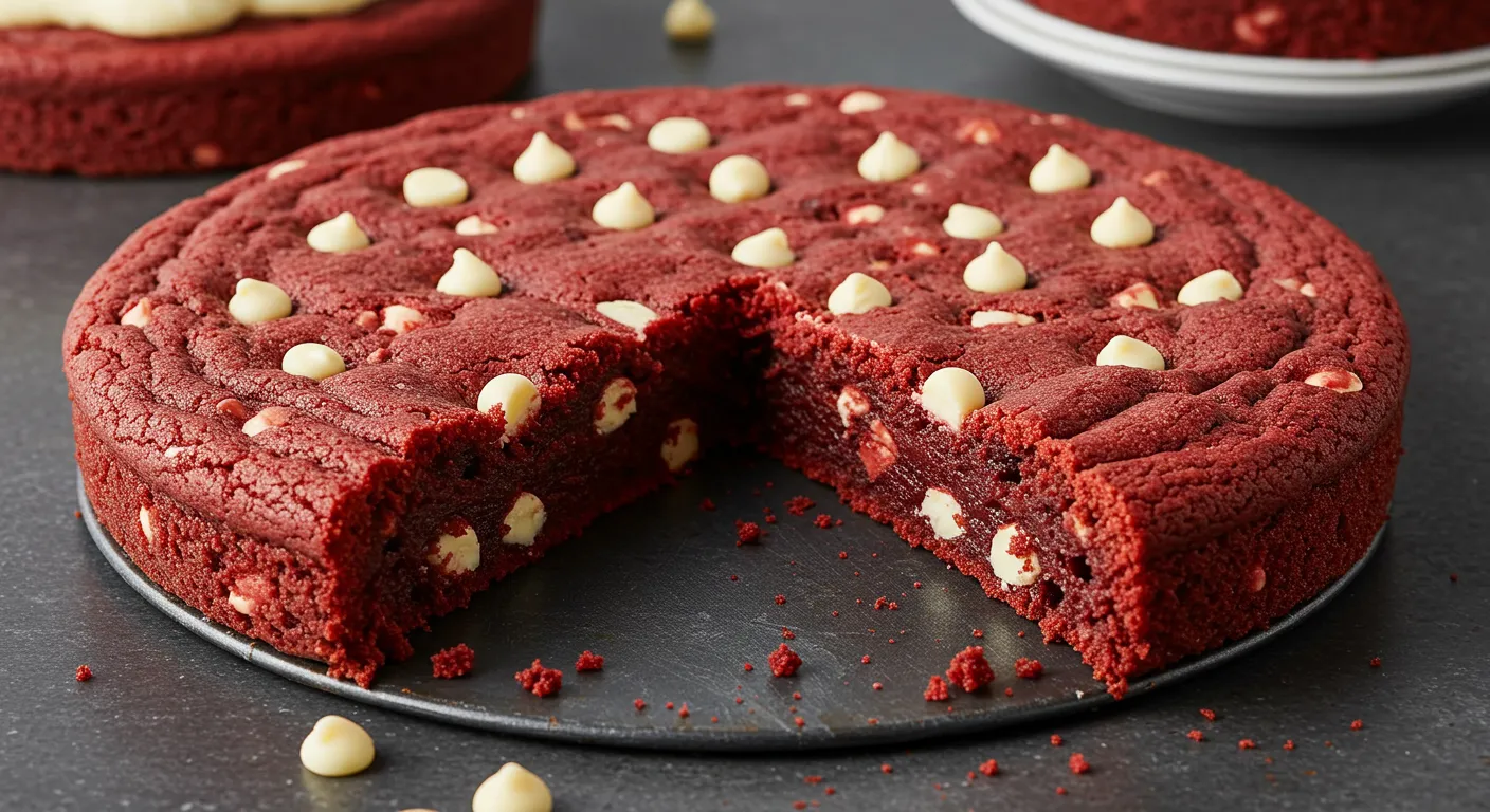 Red Velvet Cookie Cake