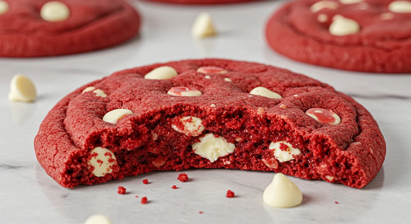 Red Velvet White Chip Cookie