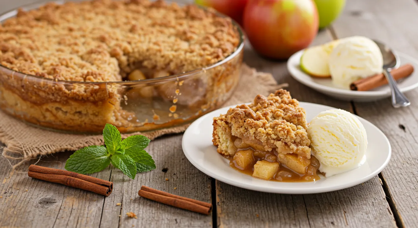 apple streusel slice