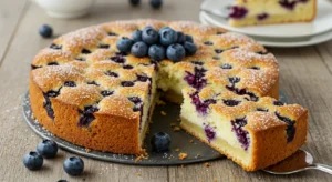 blueberry ricotta cake