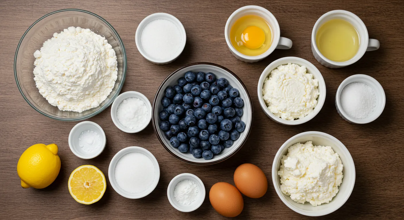 blueberry ricotta cake ingredients