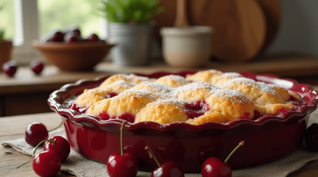 cherry cobbler recipe with cake mix