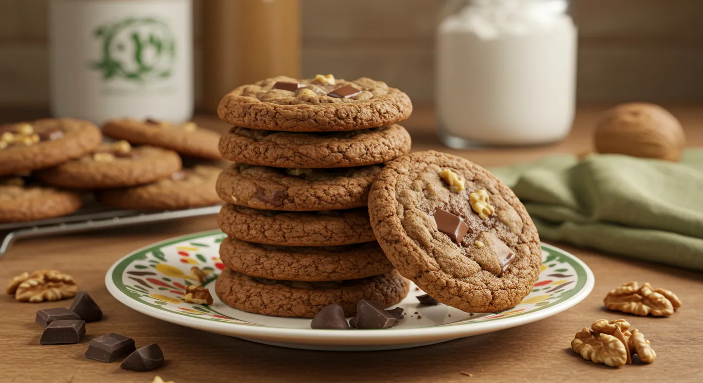 chocolate walnut cookies