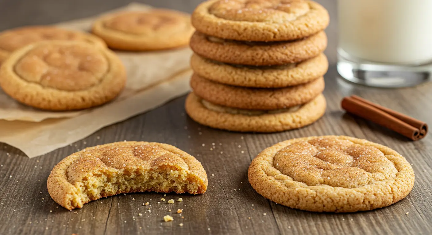 classic snickerdoodle cookies without cream of tartar