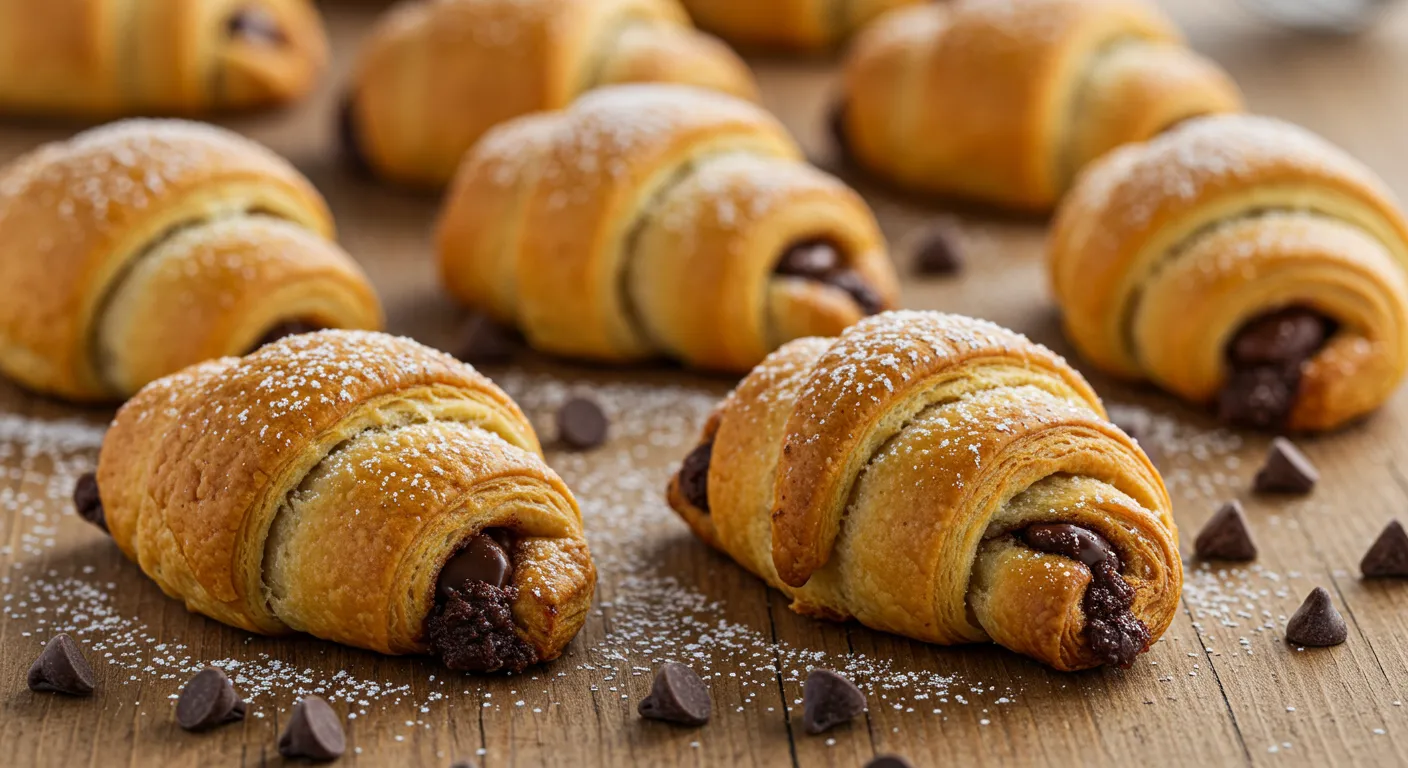 cookie dough croissants