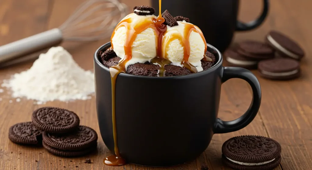 how to make oreo mug cake