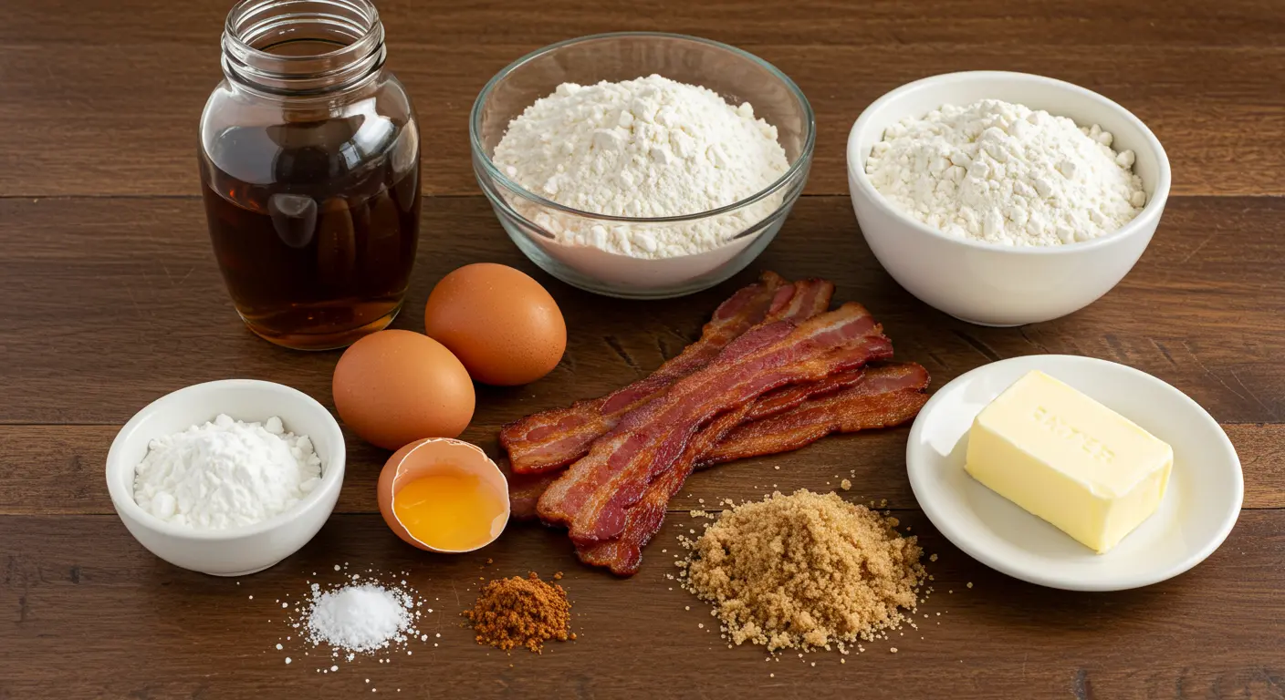 maple bacon cookie ingredients