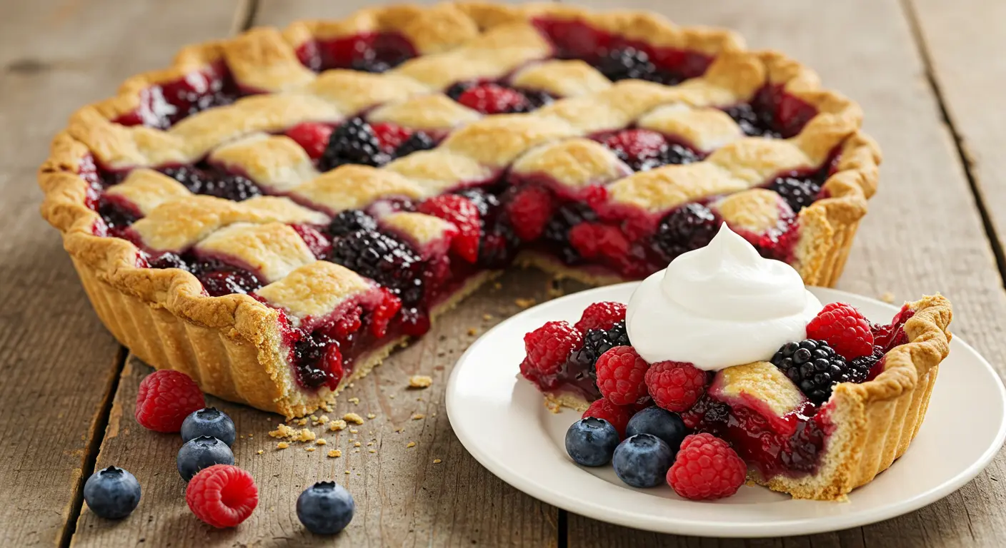 mixed berry pie