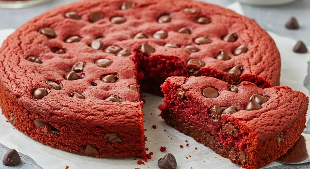 red velvet cookie cake recipe