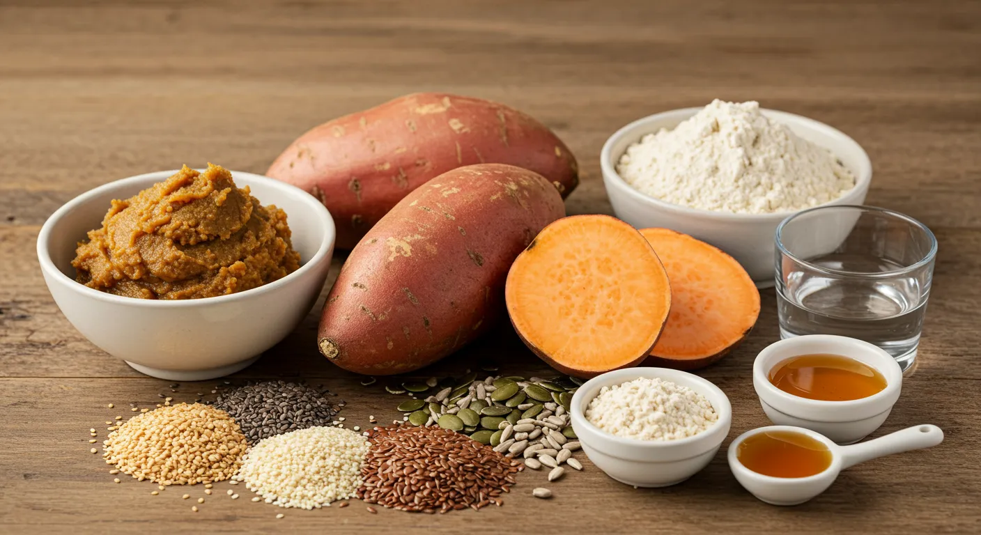 seeded miso bread ingredients