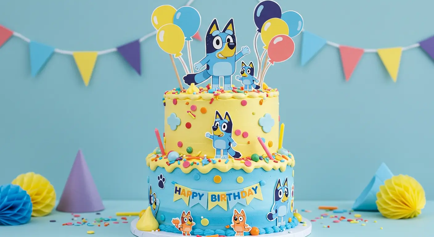 bluey cake