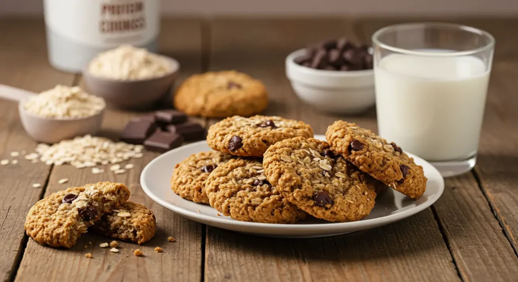 protein oatmeal cookies