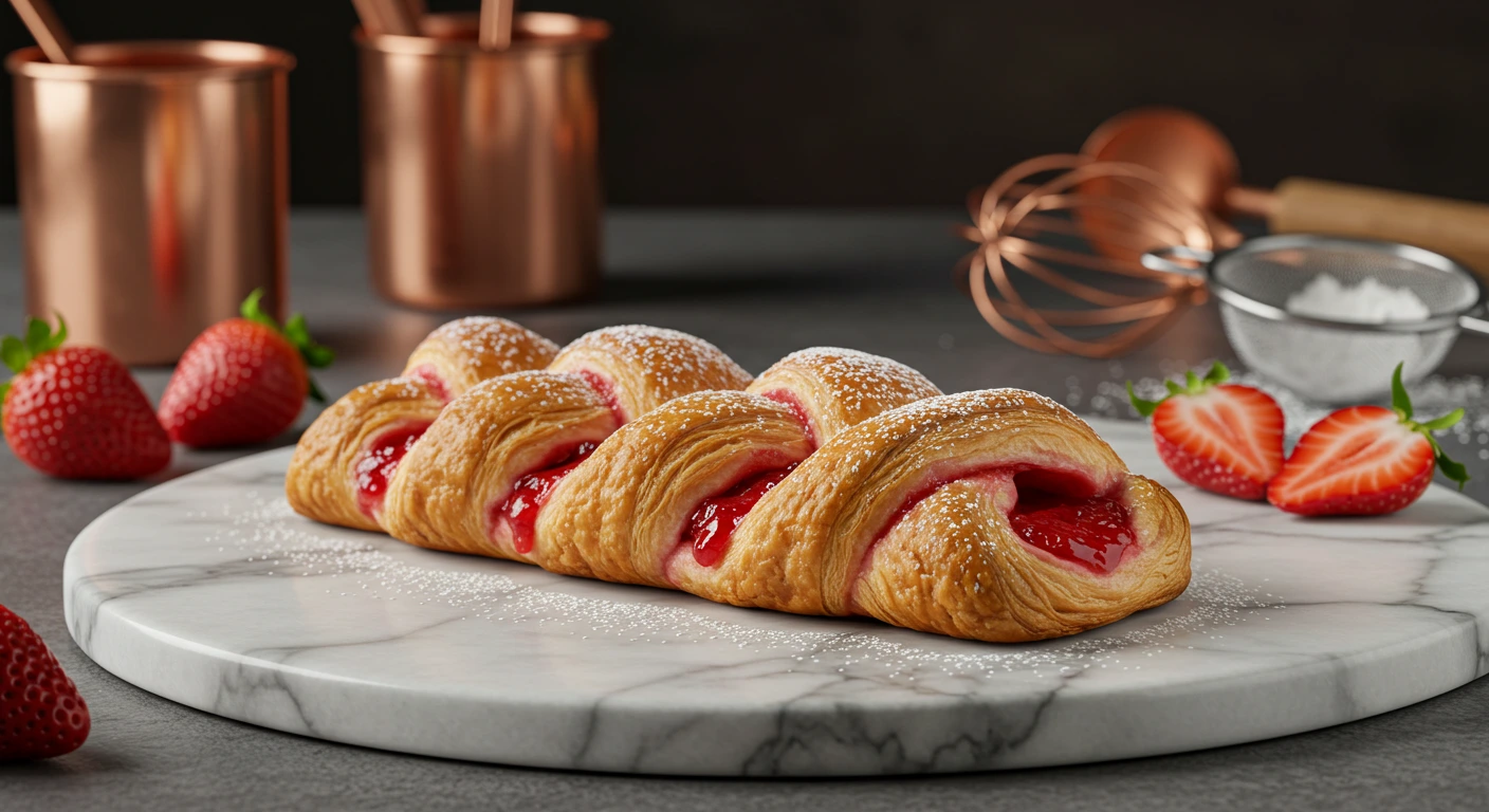 strawberry danish no cream cheese